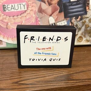 Friends Trivia Quiz Game Cards